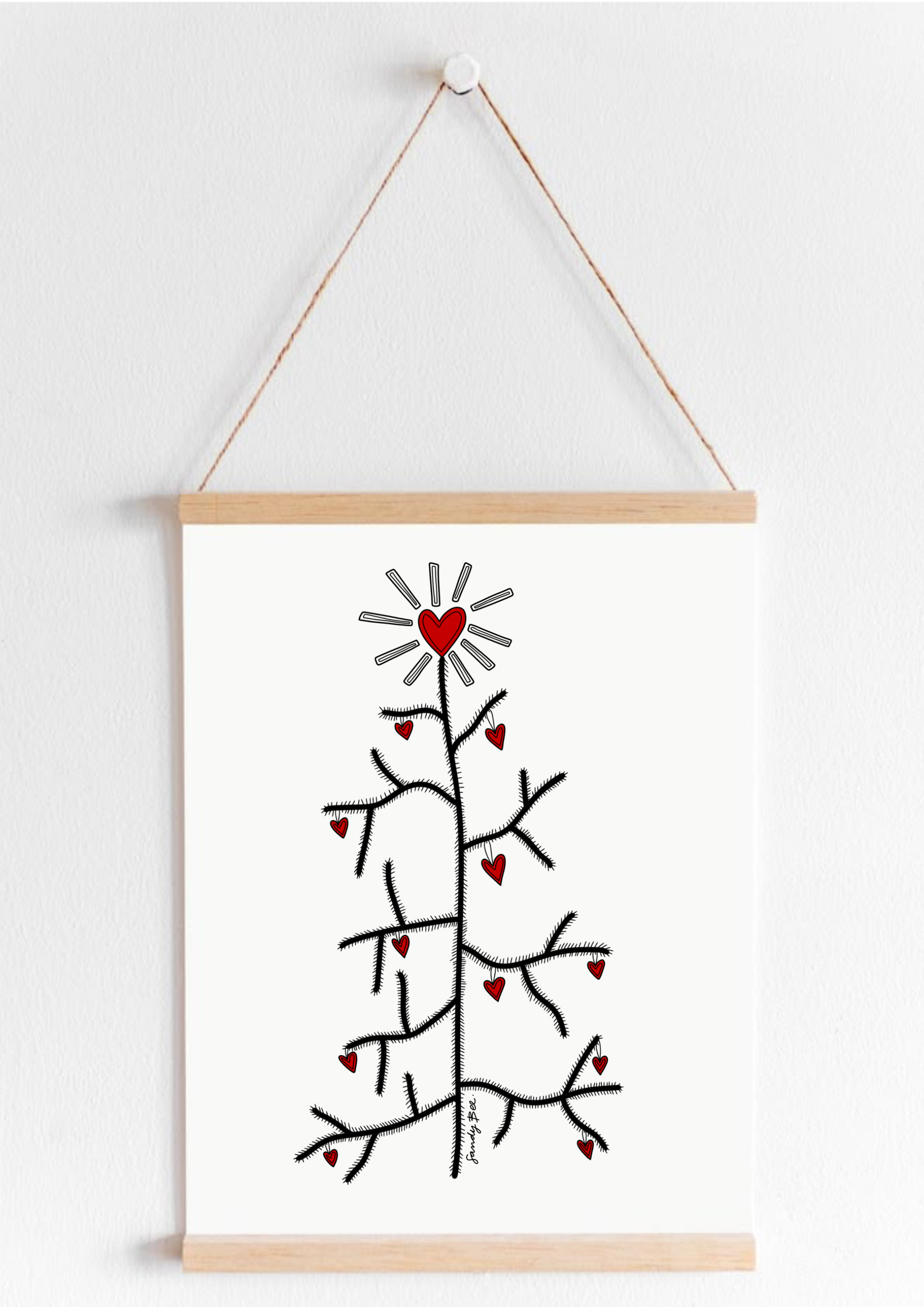 CHRISTMAS TREE, 2023, A4, iPad drawing